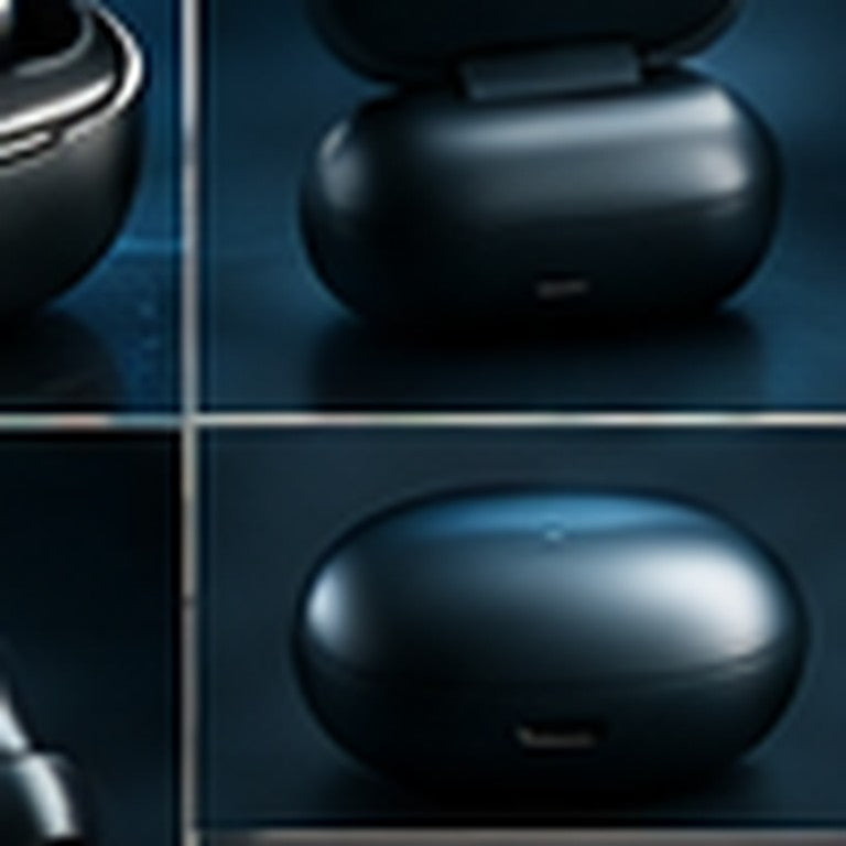 Sleek Bluetooth Earphones – Wireless In-Ear Earbuds with Portable Charging Case