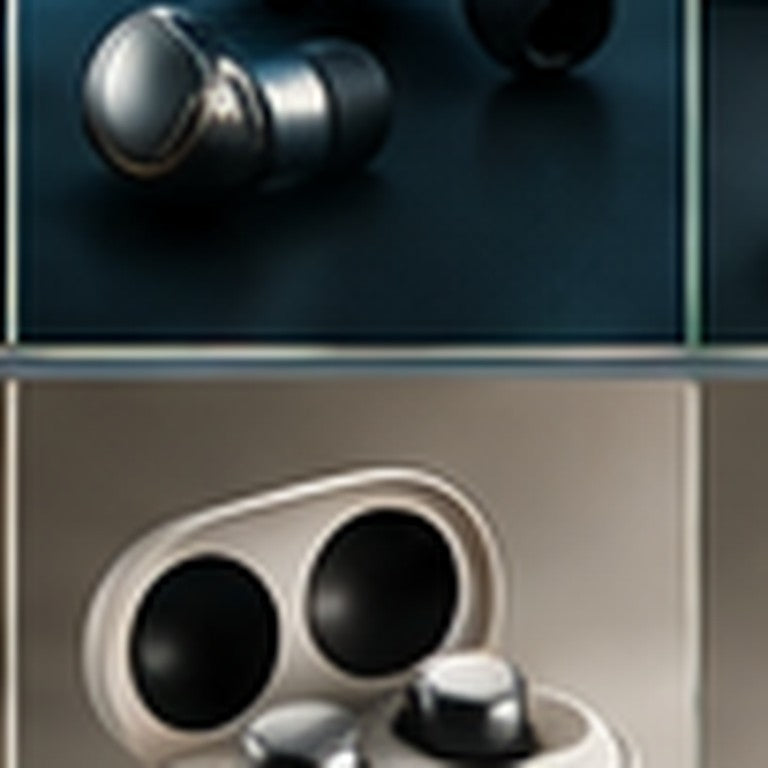 Wireless Bluetooth Earbuds – Modern In-Ear Headphones with Sleek Charging Case