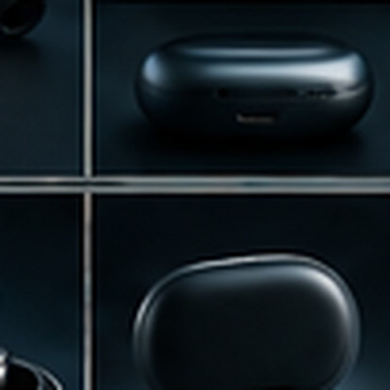 Sleek Bluetooth Earphones – Wireless In-Ear Earbuds with Portable Charging Case