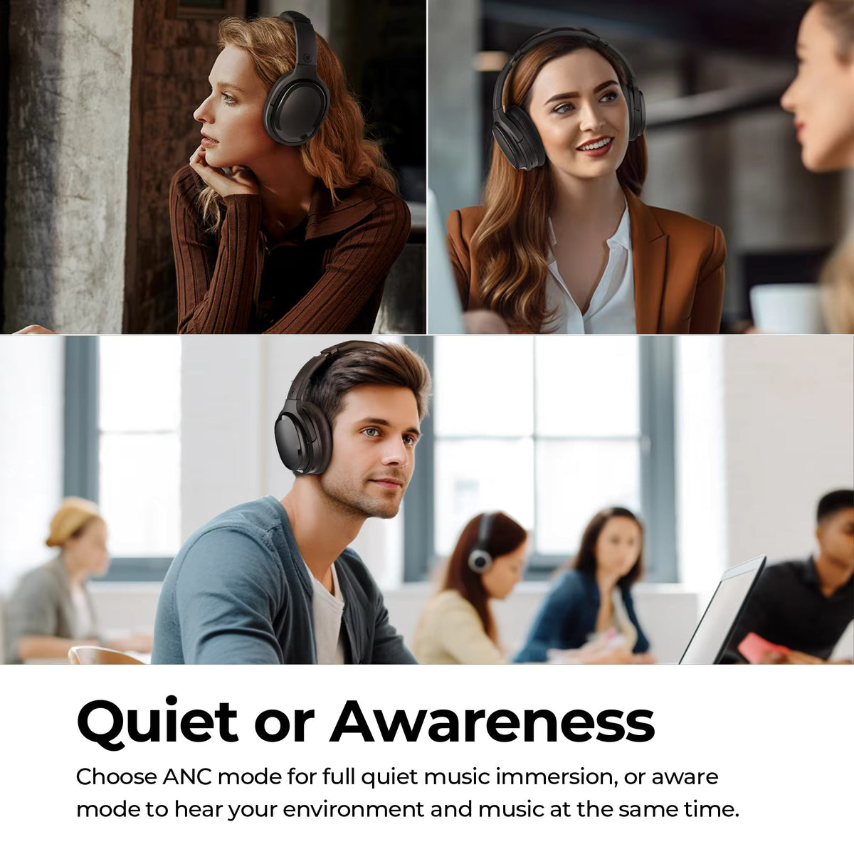 Unibuds Active Noise Cancelling earbuds.Bluetooth v5.2