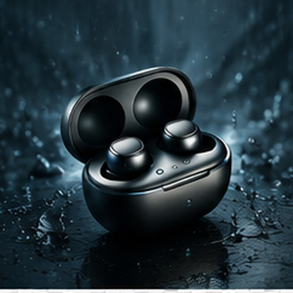 Wireless Bluetooth Earbuds – Modern In-Ear Earphones with Portable Charging Case