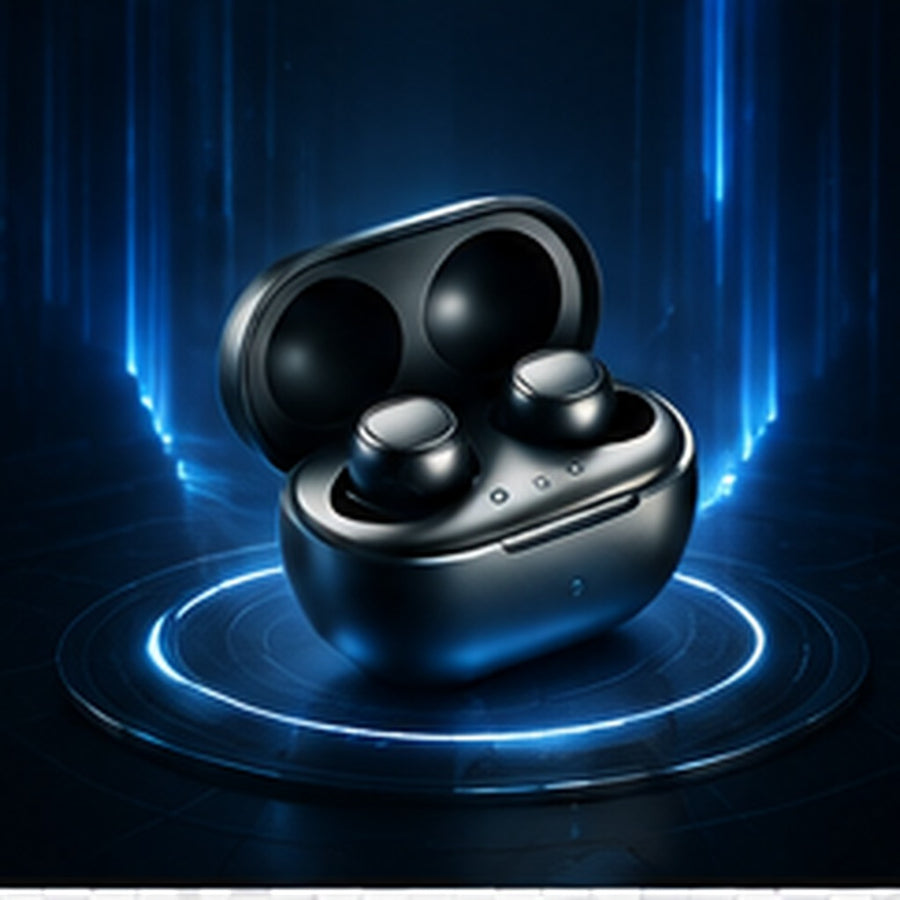 Modern Bluetooth Wireless Earbuds – Compact In-Ear Earphones with Charging Case