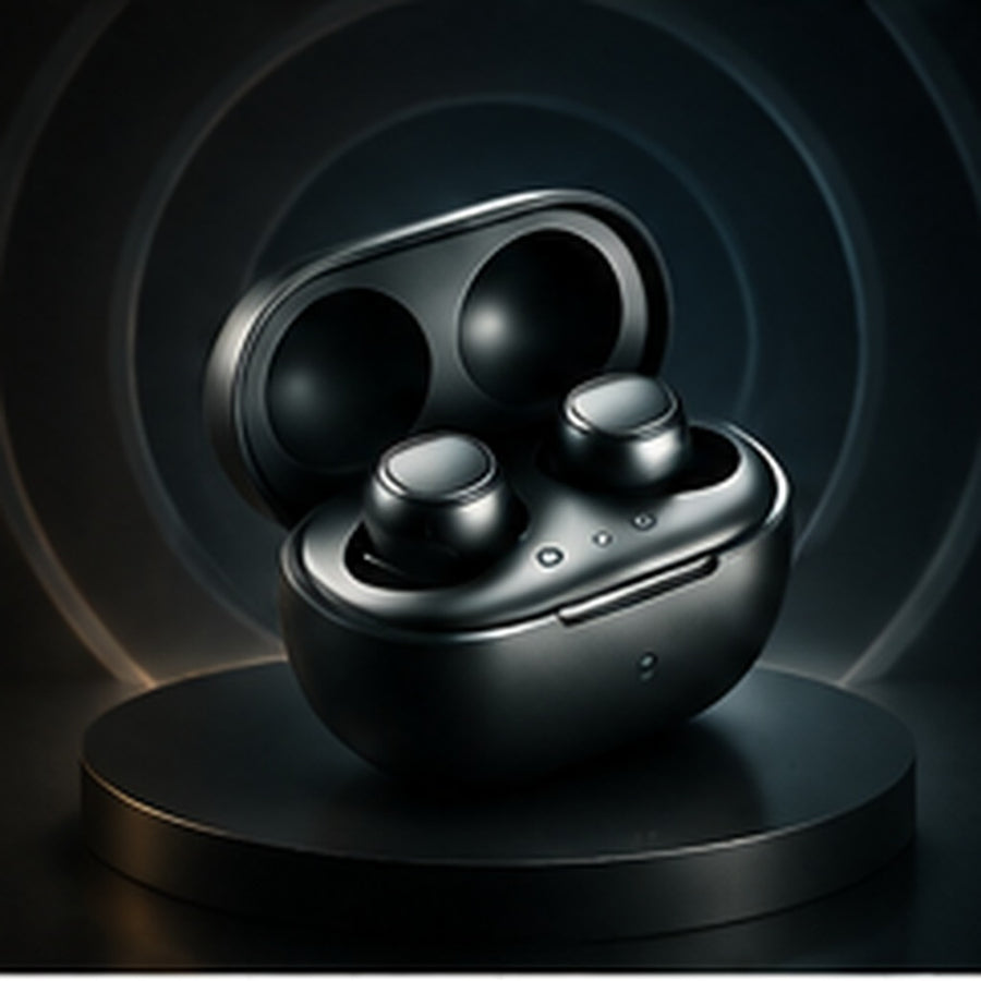 Wireless Bluetooth Earbuds – Modern In-Ear Headphones with Sleek Charging Case