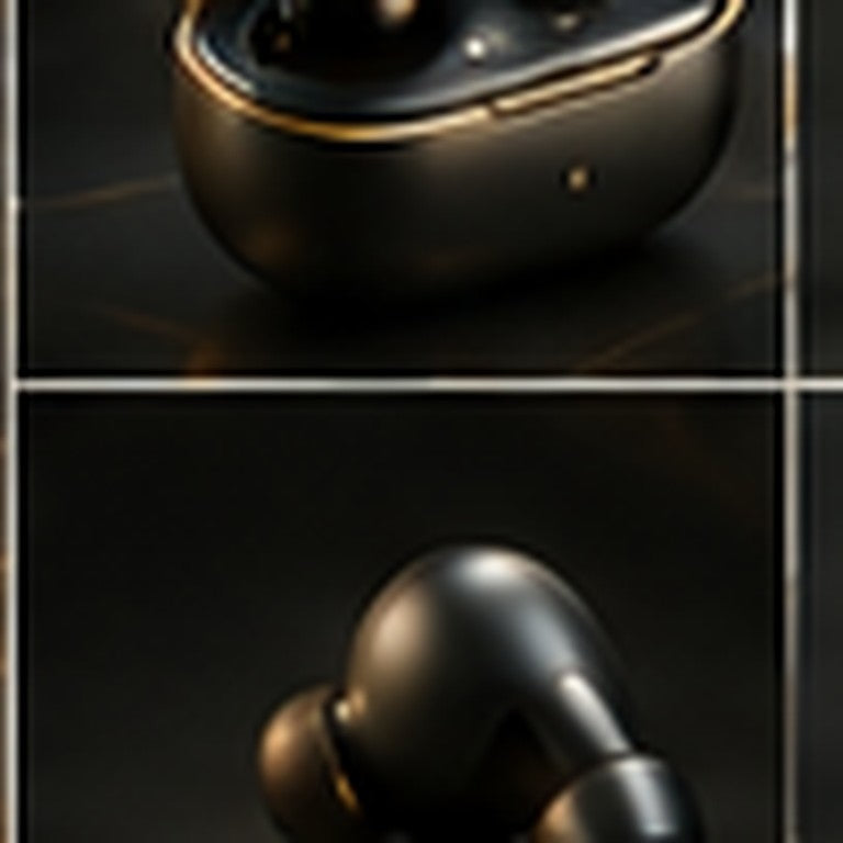 Sleek Wireless Earbuds – Bluetooth In-Ear Headphones with Compact Charging Case