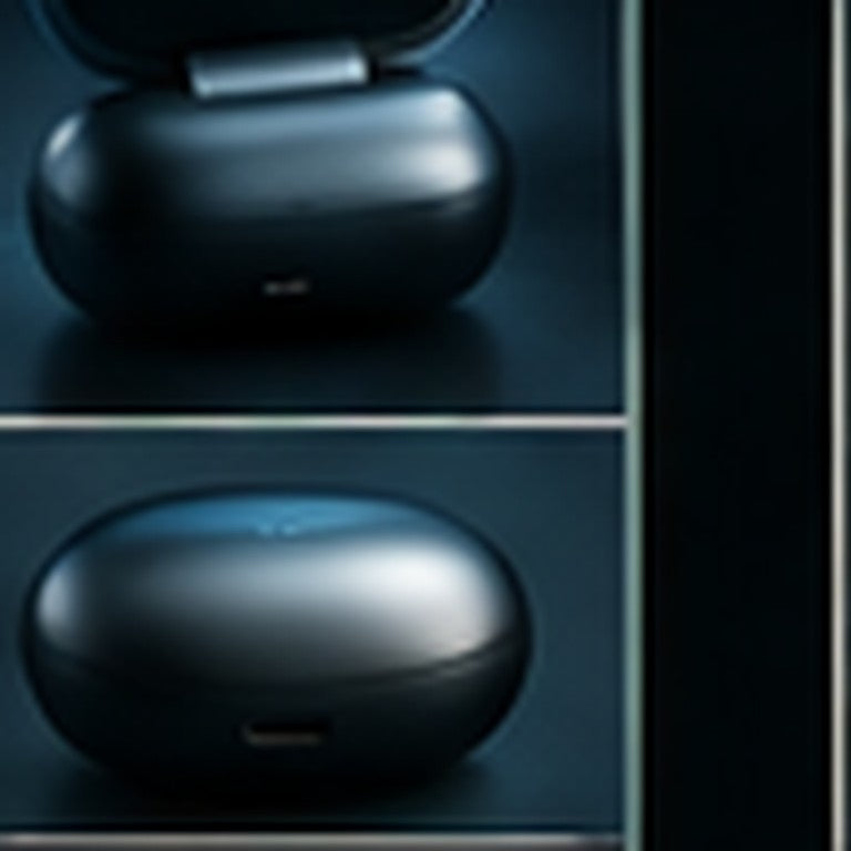 Wireless Bluetooth Earbuds – Modern In-Ear Headphones with Sleek Charging Case