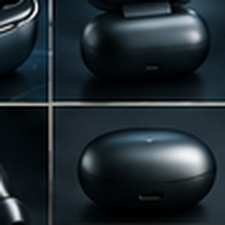 Wireless Bluetooth Earbuds – Modern In-Ear Earphones with Portable Charging Case