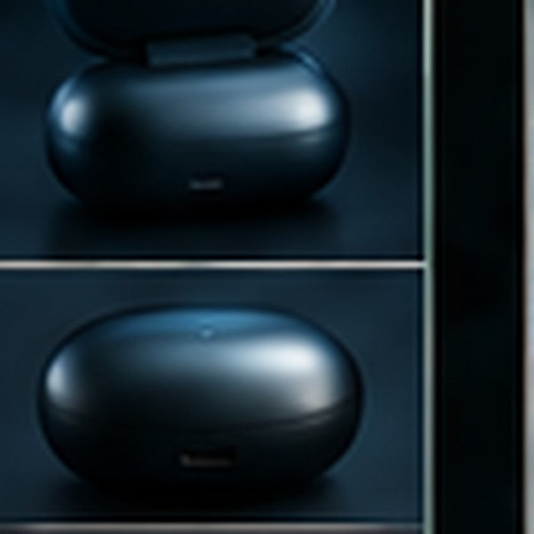 Stylish Wireless Bluetooth Earbuds – In-Ear Earphones with Portable Charging Case