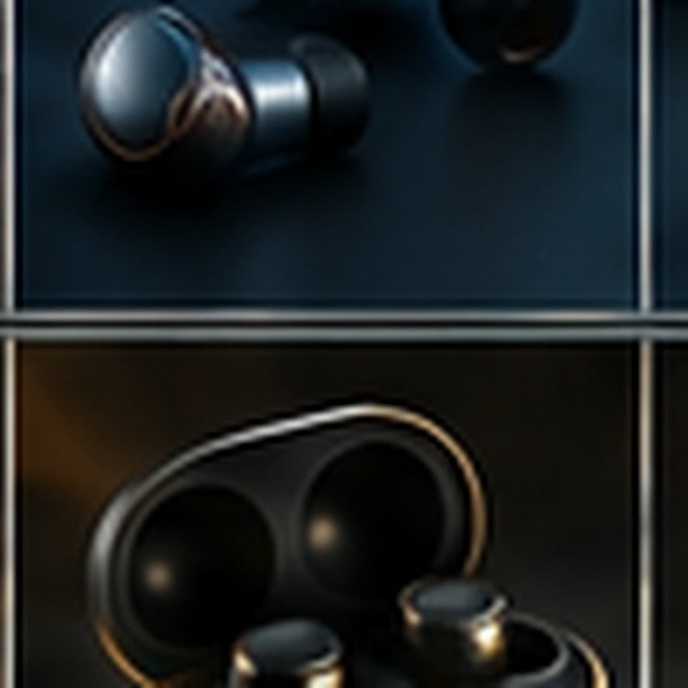 Stylish Wireless Bluetooth Earbuds – In-Ear Earphones with Portable Charging Case