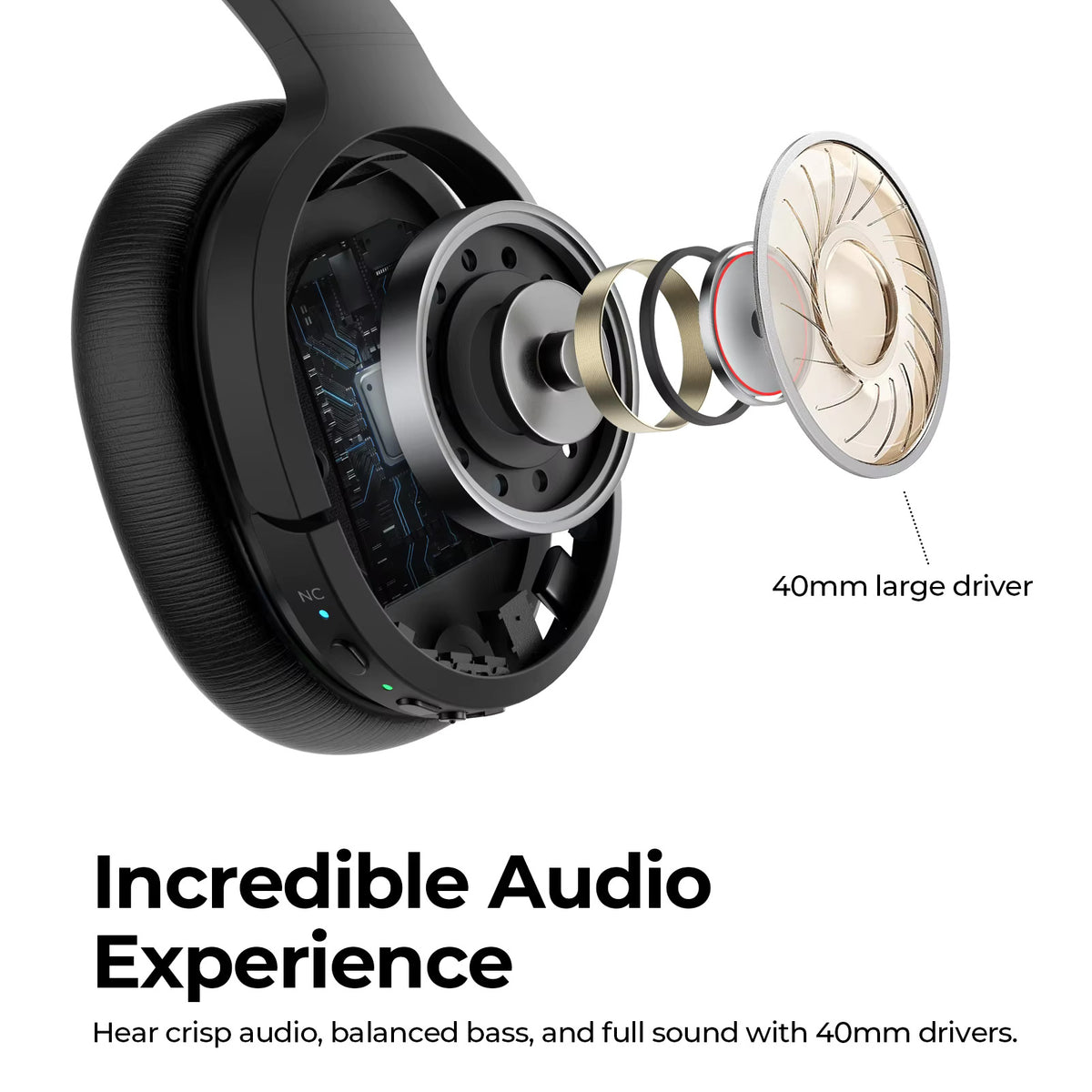 Unibuds  Active Noise Cancelling earbuds.Bluetooth v5.2