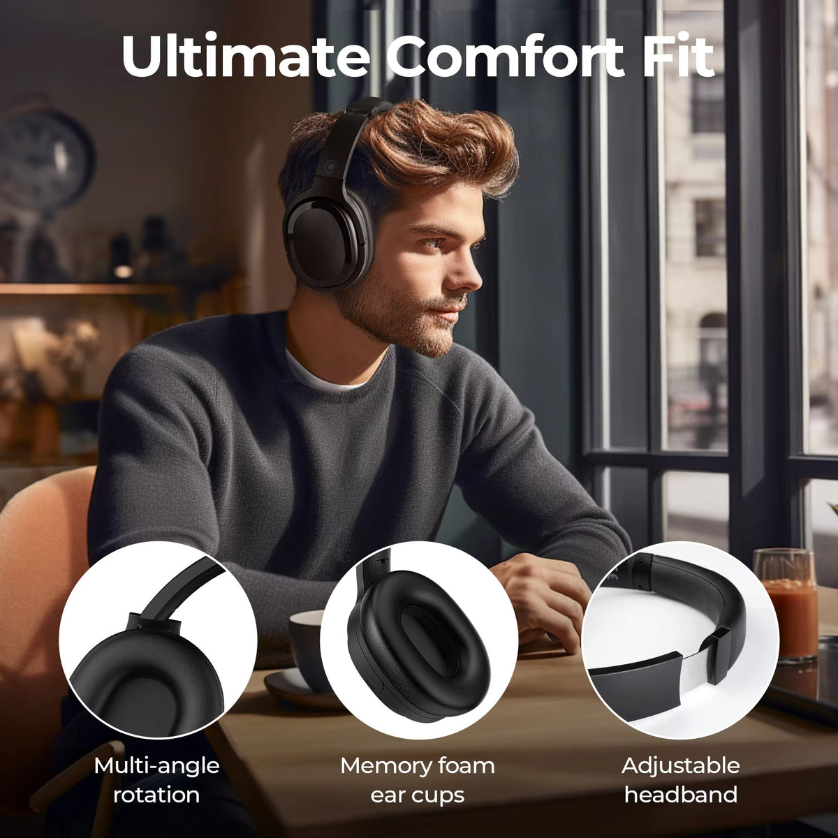 Unibuds  Active Noise Cancelling earbuds.Bluetooth v5.2